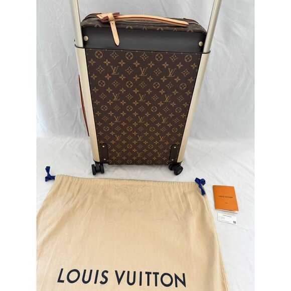 LOUIS VUITTON Luggage M20200 Horizon 55 Monogram Coquelicot Brown Store Receipt - Picture 9 of 16